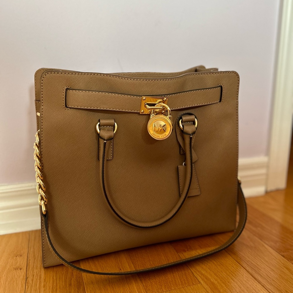 Michael Kors Tan Leather Tote